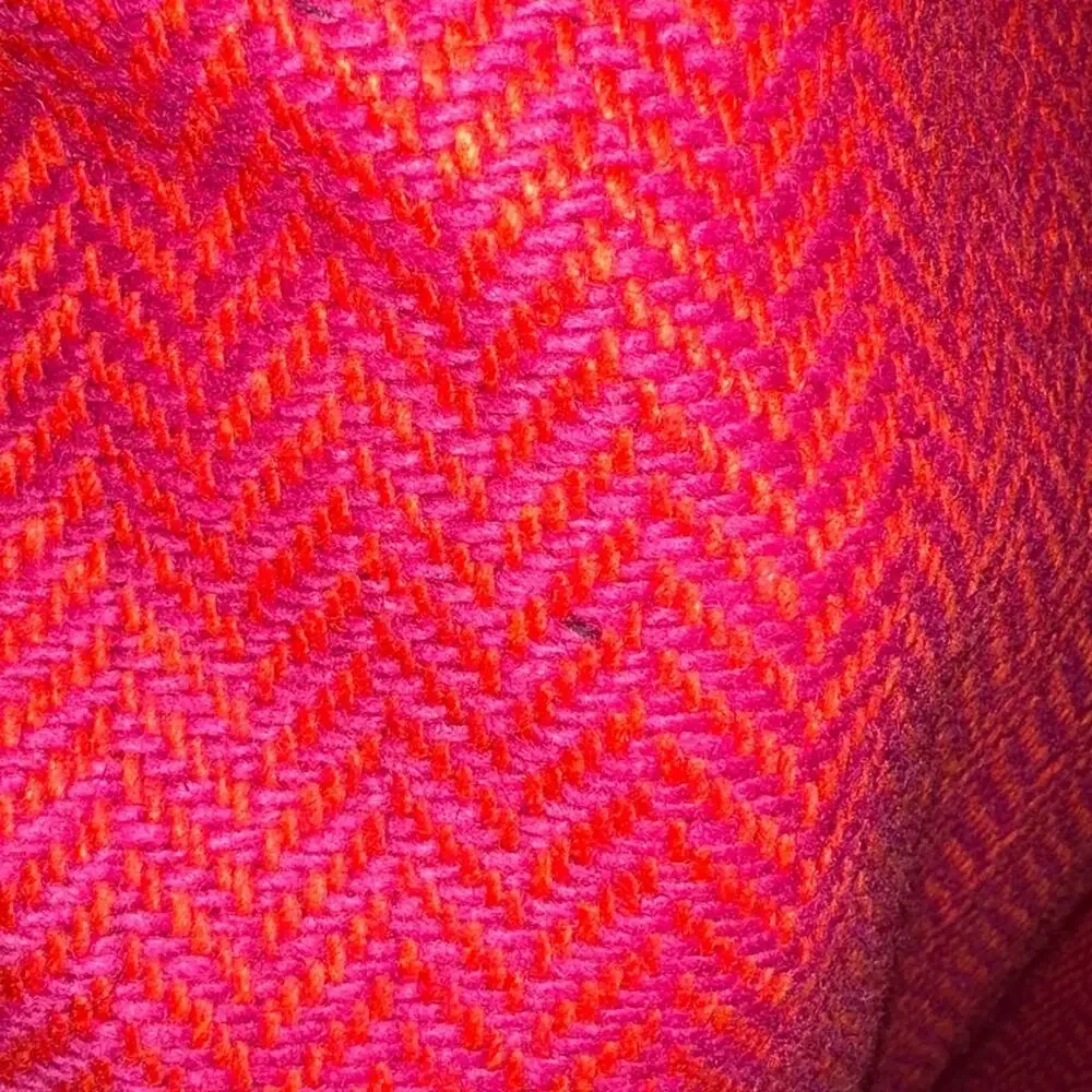 Banana Republic Textured Wool Blend Red Pink Sheath Dress Size 6 - Picture 13 of 13